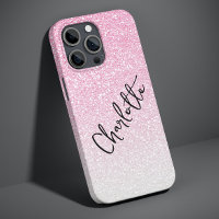 Parties scintillant rose moderne Girly Chic Nom pe