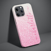 Coques Case-Mate iPhone Parties scintillant rose moderne Girly Chic Nom pe