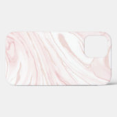 Coques Case-Mate iPhone Parties scintillant rose moderne marbre (Verso (horizontal))