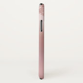 Coques Case-Mate iPhone Parties scintillant rose Ombre rose Blush Personna (Dos/Droite)