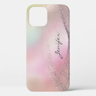 Case-Mate iPhone Case Parties scintillant rose or holographique abstrait