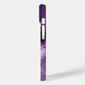 Coques Case-Mate iPhone Parties scintillant Rose or mauve Agate marbre éti (Verso / Gauche)