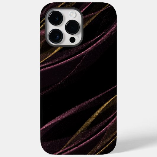 Coques Case-Mate iPhone Parties scintillant rose or noir (Verso)