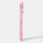 Coques Case-Mate iPhone Parties scintillant rose pâle Lavette Signature (Verso / Droite)