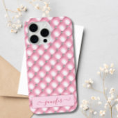Coques Case-Mate iPhone Parties scintillant rose rose vif moderne de luxe