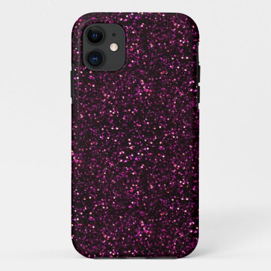 Coques Case-Mate iPhone Parties scintillant rose sombre (Dos)