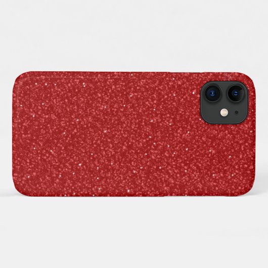 Coques Case-Mate iPhone Parties scintillant rouge (Dos (Horizontal))