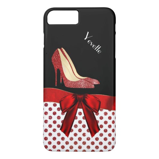 Coques Case-Mate iPhone Parties scintillant rouge chic Stilettos iPhone 7  (Dos)