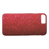 Coques Case-Mate iPhone Parties scintillant Rouge Ruby Ombre Éclairage Fil (Dos (Horizontal))
