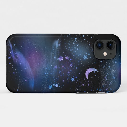 Coques Case-Mate iPhone Parties scintillant spatiale NASA Astronomy Moon (Dos (Horizontal))
