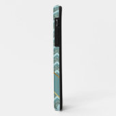Coques Case-Mate iPhone Parties scintillant turquoise (Dos/Gauche)