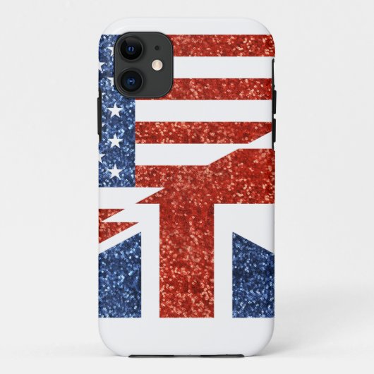 Coques Case-Mate iPhone parties scintillant usa uk (Dos)