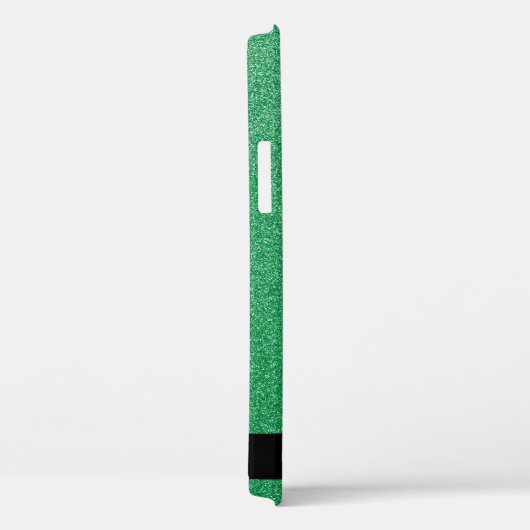 Coques Case-Mate iPhone Parties scintillant verte, Arrière - plan Parties  (Verso / Droite)