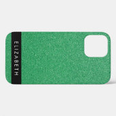 Coques Case-Mate iPhone Parties scintillant verte, Arrière - plan Parties  (Verso (horizontal))
