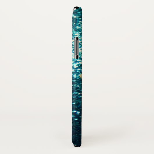 Coques Case-Mate iPhone Parties scintillant verte patte pour animal de com (Dos/Droite)
