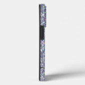 Coques Case-Mate iPhone Parties scintillant violet et bleu personnalisé Mo (Verso / Droite)