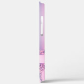 Coques Case-Mate iPhone Parties scintillant violet moderne design gouttes  (Verso / Gauche)