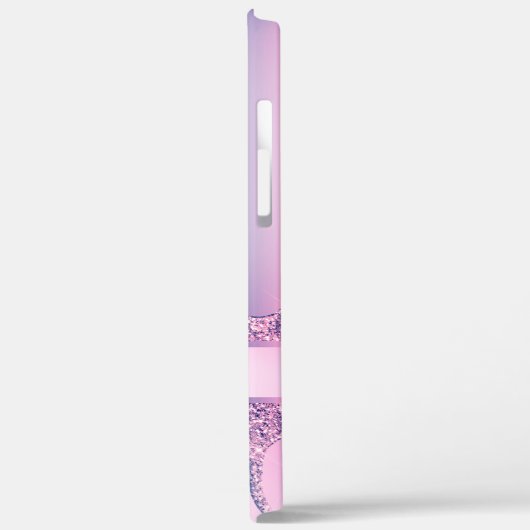 Coques Case-Mate iPhone Parties scintillant violet moderne design gouttes  (Verso / Gauche)