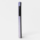 Coques Case-Mate iPhone Parties scintillant violet moderne étincelles Nom  (Dos/Gauche)