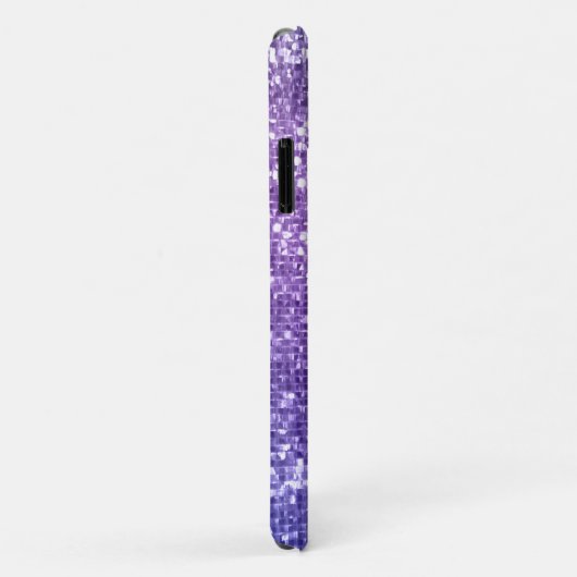 Coques Case-Mate iPhone Parties scintillant violet moderne Shimmer Girly O (Dos/Droite)