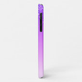 Coques Case-Mate iPhone Parties scintillant Violet Monogramme Étincelles G (Dos/Gauche)