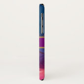 Coques Case-Mate iPhone Parties scintillant violet personnalisée Faux Foil (Dos/Gauche)