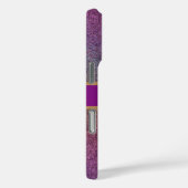 Coques Case-Mate iPhone Parties scintillant violet personnalisée Faux Foil (Verso / Droite)