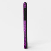Coques Case-Mate iPhone Parties scintillant violet Sequin Mate ID™ iPhone (Dos/Gauche)