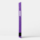 Coques Case-Mate iPhone Parties scintillant violette, Arrière - plan Parti (Verso / Droite)