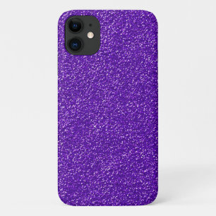Coques Pour iPhone Parties scintillant violette, Étincelante, Arrière