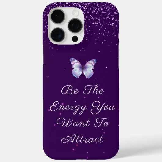 Coques Case-Mate iPhone Parties scintillant violettes Inspirational (Verso)