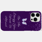 Coques Case-Mate iPhone Parties scintillant violettes Inspirational (Verso (horizontal))