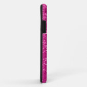 Coques Case-Mate iPhone Parties scintillantes de rose de Faux (Dos/Droite)