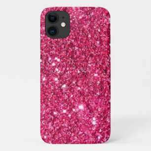 Coque iPhone 11 Parties scintillantes de roses indien de charme