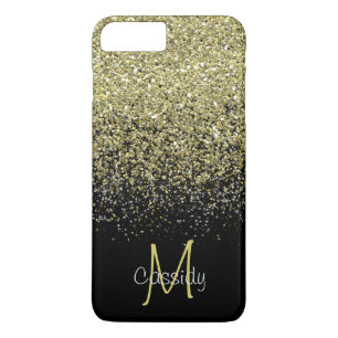 Coques Pour iPhone Parties scintillantes d'or, Girly, à la mode,