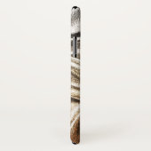 Coques Case-Mate iPhone Parties scintillantes modernes de faux d'argent (Dos/Droite)