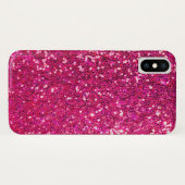 Coques Case-Mate iPhone Parties scintillantes roses (Dos (Horizontal))