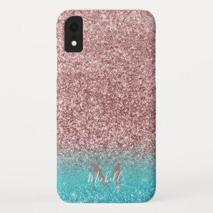 Case-Mate iPhone Case Parties scintillantes roses modernes d'or et