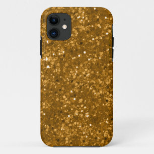 Coque Case-Mate Pour iPhone Parties scintillantes royales d'or de Faux