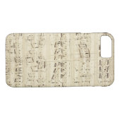 Coques Case-Mate iPhone Partition sur parchemin manuscrite en encre (Dos (Horizontal))