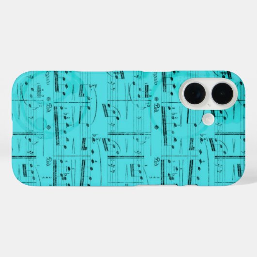 Coques Case-Mate iPhone Partition Turquoise (Verso (horizontal))