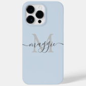 Coques Case-Mate iPhone Paruline thermique Monogramme Pastel Script (Verso)