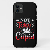 Coques Case-Mate iPhone Pas aujourd'hui Cupidé Drôle Saint Valentin (Dos)