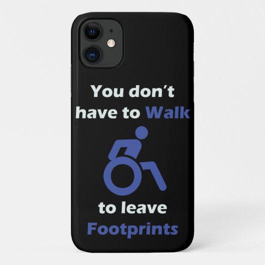 Coques Case-Mate iPhone Pas besoin de marcher pour quitter les empreintes (Dos)
