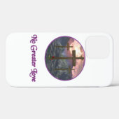 Coques Case-Mate iPhone Pas d'amour plus grand (Verso (horizontal))