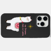 Coques Case-Mate iPhone pas de drame, juste un lama (Verso (horizontal))