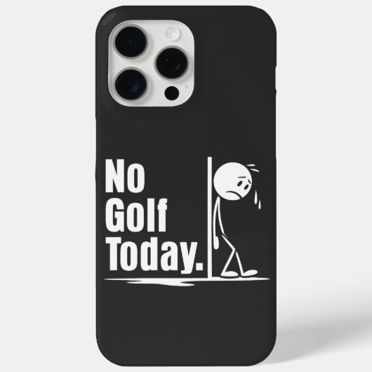 Coques Case-Mate iPhone Pas de golf aujourd'hui (Verso)