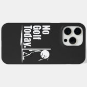 Coques Case-Mate iPhone Pas de golf aujourd'hui (Verso (horizontal))