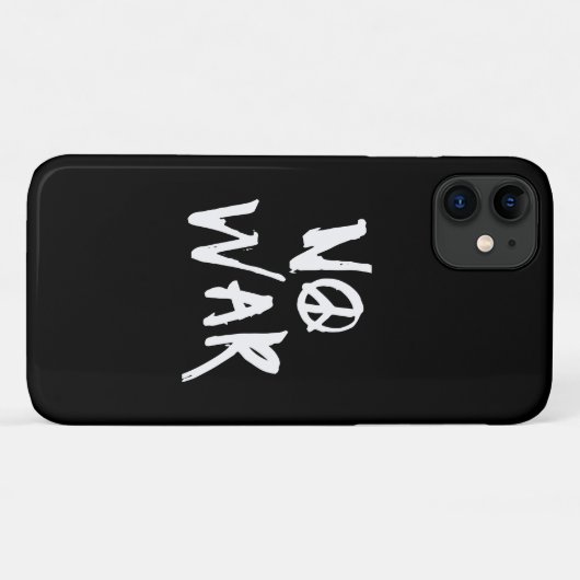 Coques Case-Mate iPhone Pas de guerre (Dos (Horizontal))
