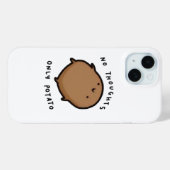 Coques Case-Mate iPhone Pas de pensées seulement Patate (Verso (horizontal))